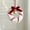 White 5M4, variant on Plush Christmas Wreath Pendant, Qiopertar Under $5 Plushs Christmas Atmospheres Wreath Pendant Ribbon Bow Bells Christmas Decoration Hanging Window Decoration Accessories