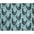 thumbnail image 5 of oneOone Polyester Spandex Sky Blue Fabric Rooster Cock Diy Clothing Quilting Fabric Print Fabric By Yard 56 Inch Wide-TO, 5 of 6