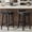 black, variant on Gaderth 26.2" Bar Stools Set of 2, Synthetic Leather Kitchen Stools with Back and Footrest, Upholstered Kitchen Stools with Low Back and Footrest, Counter Height Bar Stools
