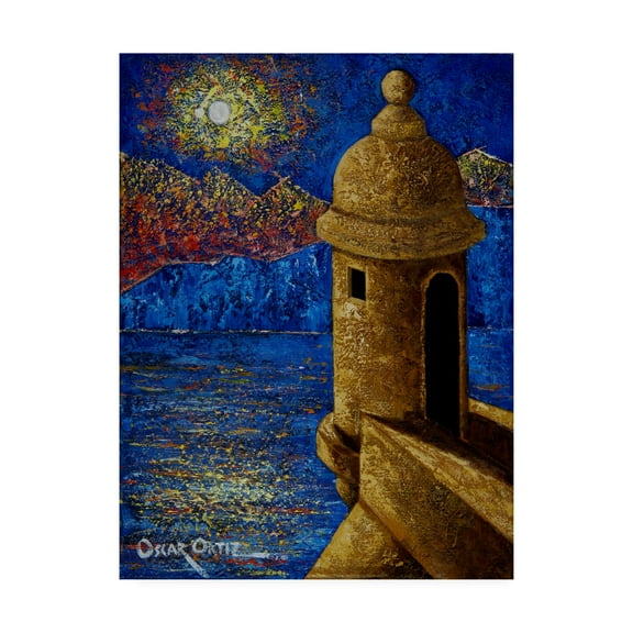 Trademark Fine Art 'Fort' Canvas Art by Oscar Ortiz