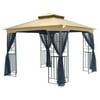 Garden Winds Replacement Canopy Top Cover for Taipeng Steel Fan Gazebo - Riplock 350