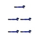 thumbnail image 1 of Cepillo de limpieza Universal Scienceny para llantas Accesorio para coche Cadena de engranajes Azul Rojo, 1 of 4