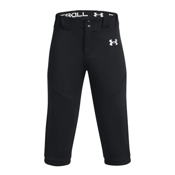 Braguita de béisbol Under Armour Utility para niños, color negro y blanco, XL