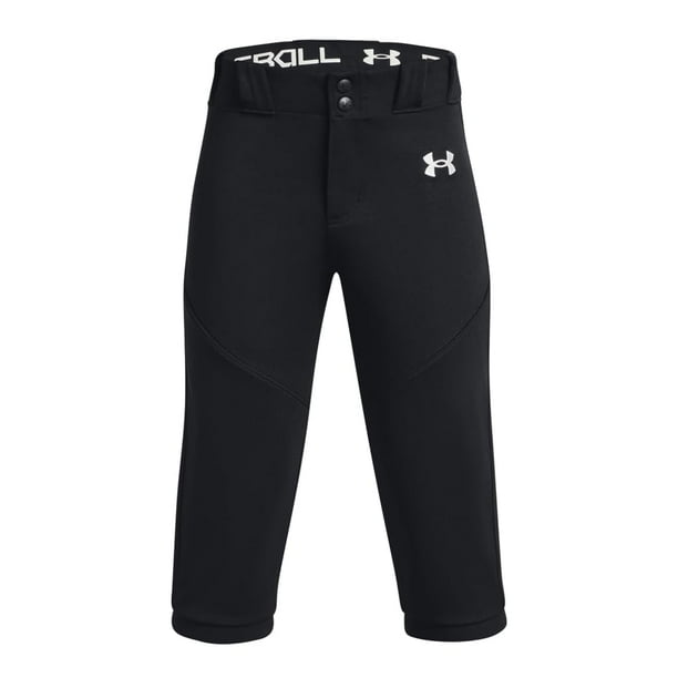 Braguita de béisbol Under Armour Utility para niños, color negro y blanco