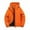 Orange, variant on YLSDY Men's Warm Long Sleeve Hooded Zipper Cardigan Windproof Waterproof Breathable Fabric Casual Jacket Outdoor Fashion Coat Orange M