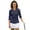 Music Lights Navy, variant on HUIACONG Maple Leaf Women's Golf Polo Shirts Quarter Zip Polyester Spandex Fabric with Wear Resistant Tennis Activewear for Tennis Enthusiasts