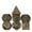Ancient Bronze, variant on Cusdie 7-Die Metal DND Dice Set, Dragon Wings Design Metal Polyhedral D&D Dice Set for DND Dungeons and Dragons TTRPG Role Playing Games