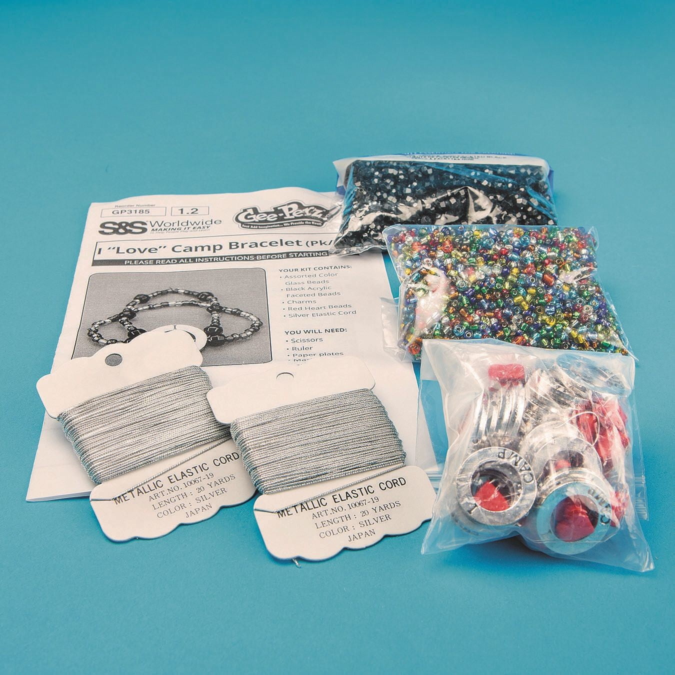 I "Love" Camp Bracelet Craft Kit (Pack of 24)