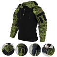 thumbnail image 2 of Camisa táctica para hombre, camiseta de combate militar de camuflaje estadounidense, ropa de caza y acampada para Airsoft y Paintball, 2 of 4