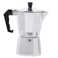 thumbnail image 2 of 1 cafetera para café con leche plateada., 2 of 3