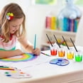 thumbnail image 4 of 12 Pack No Spill White Lid Paint Cups Spill Proof Paint Cups Reusable Paint Cups with Lids for Kids, School, Classroom, 4 of 5