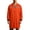 Orange, variant on Reflective Strips Lab Coats for Men Long Sleeve Workwear Uniform Long Jackets Workshop Mechanic Coats with Pockets Gray S