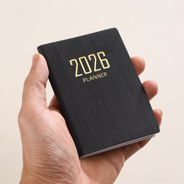 Shisuyan Daily Planner Notepad Small Planning Notebook for School Office and Travel 2026 Pocket Planner Notepad for Students and Professionals (A7)