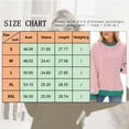 thumbnail image 4 of TEMOFON Womens Fall Tops Crewneck Oversized Sweatshirt Striped Color Block Tops Casual Long Sleeve Shirts Loose Pullover Winter Trendy T Shirts Outfits Size M, 4 of 6