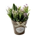thumbnail image 3 of Artificial Plants Potted Fake Grass Home Office Desktop Decor Mini Faux Green Bonsai, 3 of 3