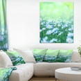 thumbnail image 1 of Chamomile Flowers on Green Background - Large Flower Canvas Art Print, 1 of 3