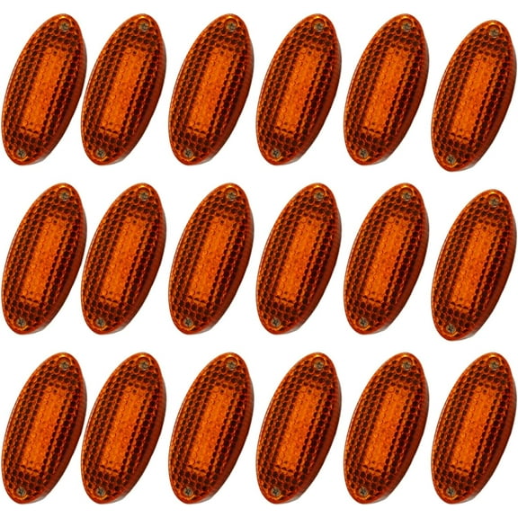 APSMOTIV 2Pc Trailer RV Marker LED Light Clearance Light Green, 2x2 Inch LED Bubble 24V Side Marker Light for Trucks - Universal Side Marker Light