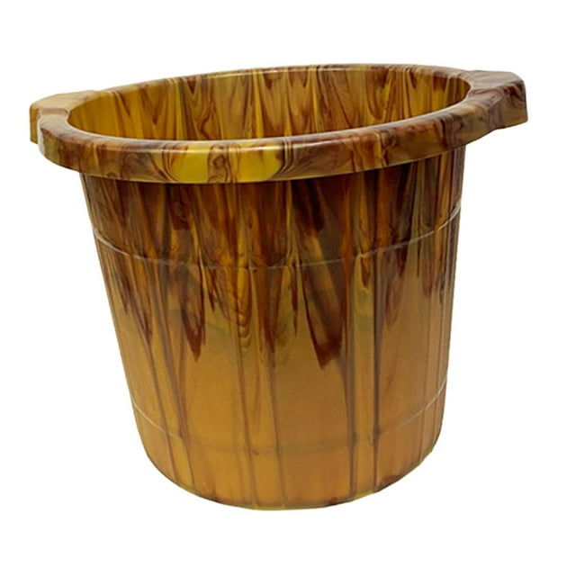 Cubo para baño de pies, cuenco para pedicura, jacuzzi para el hogar, regalo, bañera para remojo de pies, lavado de pies L