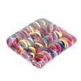 thumbnail image 2 of 100 Piezas de Lazo para El Cabello, Banda Suave, Anillos Gruesos para El Cabello, Elásticos, Cola de Caballo , Color mezclado 7cm Baoblaze Gomas para el pelo elásticas, 2 of 8