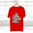 thumbnail image 5 of Ship Graphic Unisex 100 Cotton T-Shirt with Gold Frigate Art Design 7, 5 of 18
