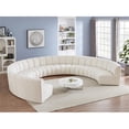 thumbnail image 2 of Meridian Furniture Infinity Cream Boucle Fabric 9pc. Modular Sectional, 2 of 11