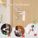 thumbnail image 3 of (White) 2 Pcs Door Lever Locks for Childproof & Petproof, Door Handle Locks for Toddlers, Safety Locks for Toddlers, 3 of 5