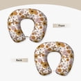 thumbnail image 3 of KLL Sunflowers And Butterflies Pattern Memory Foam Cervical Neck Pillow Versatile U-Shaped Pillows for Home/Office/Camping/Travelling/Soft Washable Cover, 3 of 8