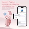 thumbnail image 5 of Heart Wireless Earbuds for Girls Kids, Cute Mini Tiny Small Invisible Earbuds Wireless Bluetooth for Small Ears Canals Women Rose Gold Kawai Blue Tooth Ear Buds for iPhone Android, 5 of 8