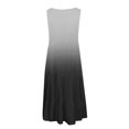 thumbnail image 3 of TopLLC Robe d'Été pour Femmes Mode Grande Taille Robe Décontractée Imprimé Dégradé Sans Manches Robe de Soirée Décontractée Robe Midi de Plage Robe d'Invité de Mariage, 3 of 5