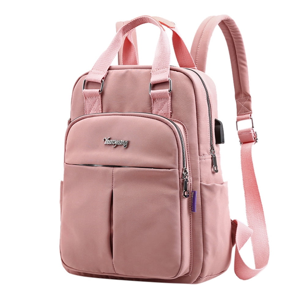 Laptop Backpack with USB Charging Port Waterproof Causal College Shoulder Bag