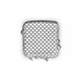 thumbnail image 2 of Black and White Ottoman Cover, Line Art Design, 2 Piece Slipcover Set with Ruffle Skirt for Square Round Cube Footstool Decorative Home Accent, Standard Size, Black White, by Ambesonne, 2 of 5