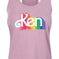 thumbnail image 3 of Barbie Pride - Ken Logo - Women's Racerback Tank Top, 3 of 5
