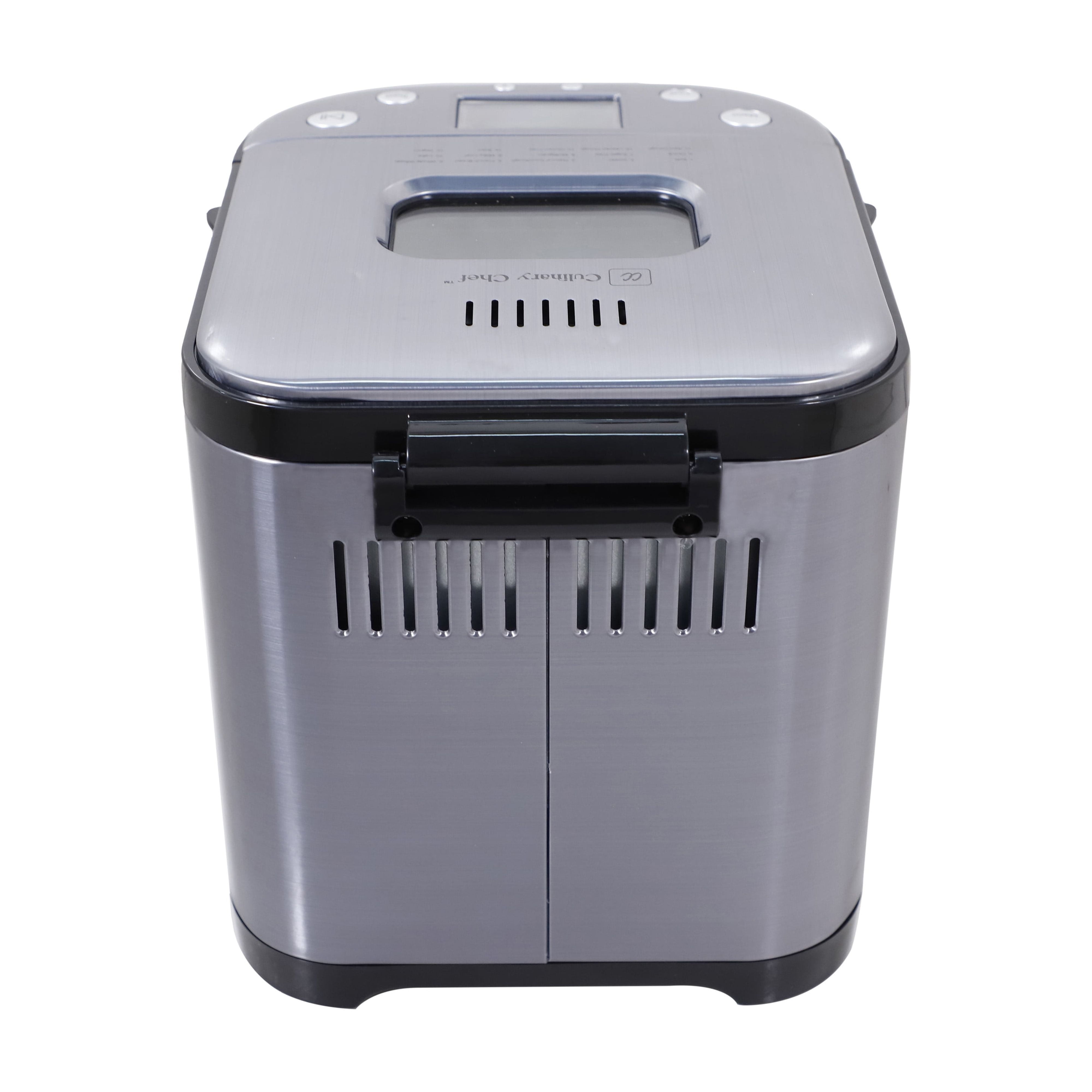 Machine à pain Culinary Chef à 15 programmes - Acier Inoxydble Noir