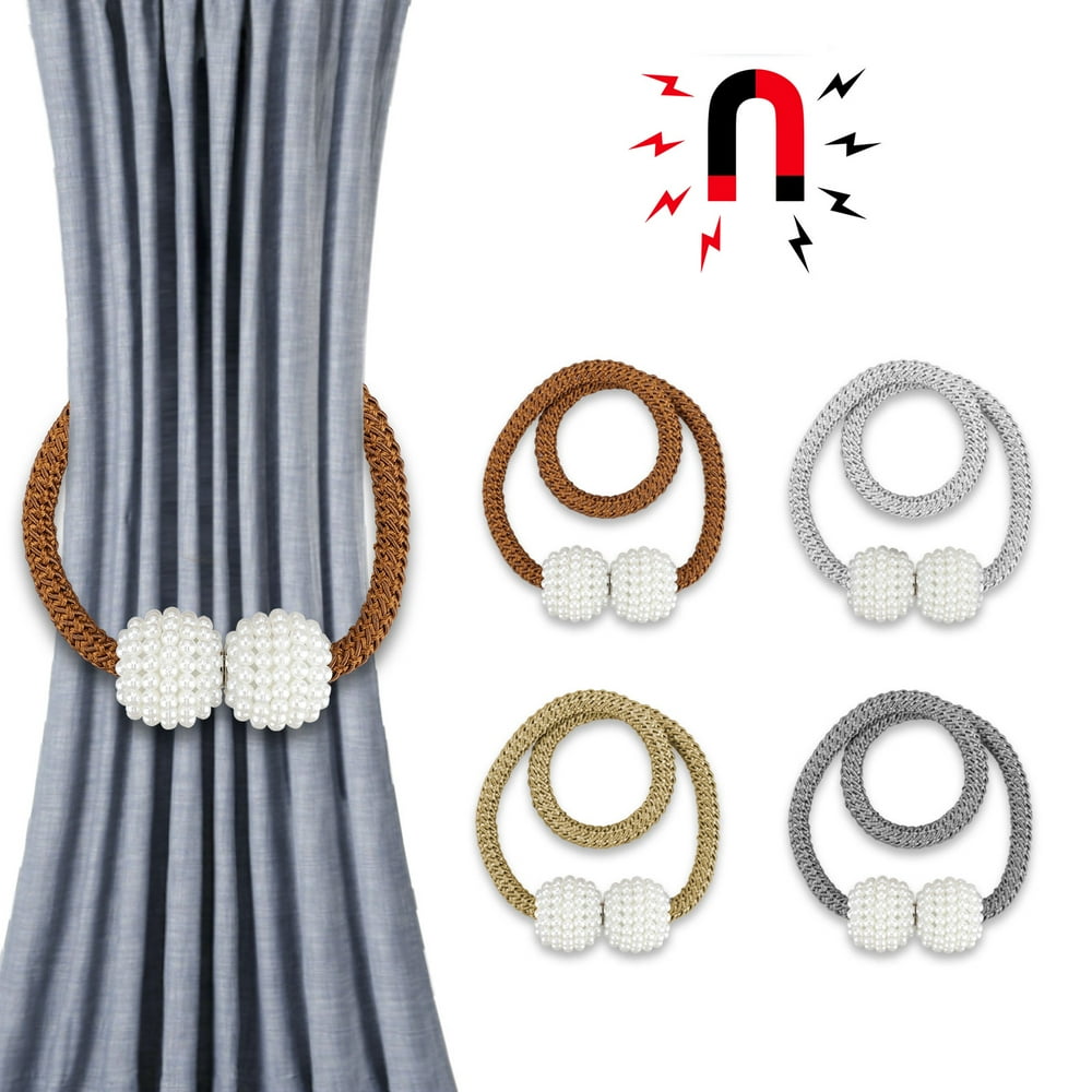 Curtain Tiebacks, 8/6/4/2PCS Decorative Curtain Tie Backs