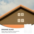 thumbnail image 5 of CHICHUMID 1Set Greenhouse Roofing Panels Transparent Roof Panels For Flower Room Outdoor Structures, 5 of 8