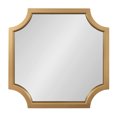 thumbnail image 3 of Kate and Laurel Hogan Scalloped Square Mirror, 24 x 24, Gold, Decorative Modern Glam Wall Mirror for Display with Unique Shape and Large Size, 3 of 8