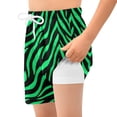 thumbnail image 4 of joogoo Zebra Stripes Green Boys Swim Trunks Beach Swimsuit Shorts Boxer 8Y, 4 of 8