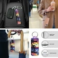 thumbnail image 6 of Yuyamidu Seaside Car Seat Cover Set Colorful Sunset Steering Wheel Cover Seat Belt Strap Cover Auto Center Console Pad Cover Lip Balm Holder Keychain Coasters, 13 PCS Set, 6 of 6