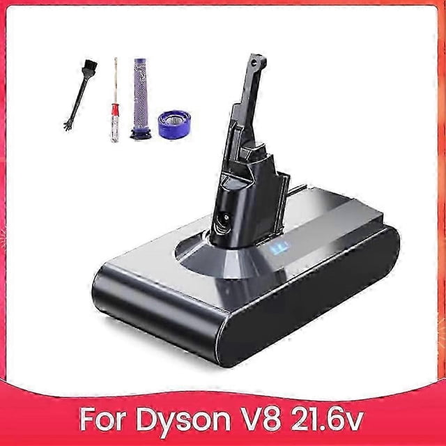 21.6V 8000MAh Battery for V8 Li-Ion Vacuum Cleaner with Filter