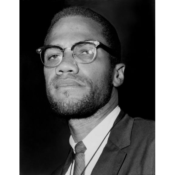 Portrait Of Malcolm X. 1964-65. History (18 x 24)