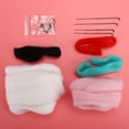 thumbnail image 4 of DIY Felting Wool Rabbit Doll Craft Material Package Tools, Kids, Adults, Handmade, Improve Hands On Ability, Watermelon, Carrot, Peach, Strawberry, 4 of 7