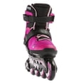 thumbnail image 4 of Rollerblade USA Microblade Girls Adjustable Fitness Inline Skate, Medium, Pink, 4 of 7