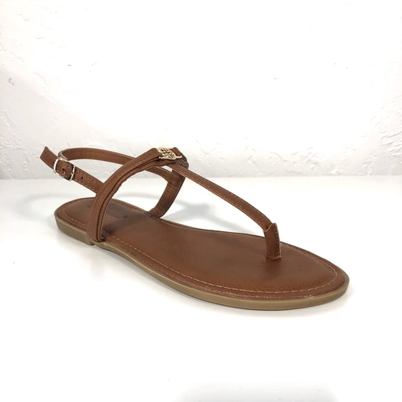Babbie Tan Thong Sandals Flats