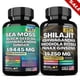 thumbnail image 1 of Paquete de musgo marino, multivitamínico de semillas negras y shilajit Power Combo UKA NUEVO Mejor, 1 of 7