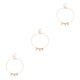 thumbnail image 4 of sweethay Tobilleras con cuentas ajustables en forma de estrella de oro y plata, joyería para pies, accesorios de moda de estilo Simple, Type1 NO1, 4 of 6