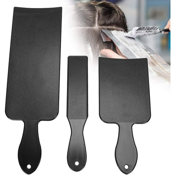 3 Piece Color Color Chart, Color Tip Sheet Hair Color Highlighting Comb Anti-slip Styling Tool