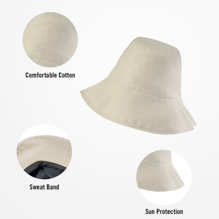 Summer Fishing Bucket Hat, Unisex Cotton Foldable Outdoor  display picture 3