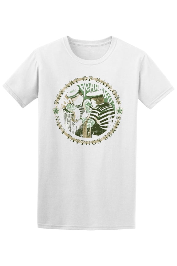 Tattooing Navy Sailors T-Shirt Men -Image by Shutterstock, Male XX-Large