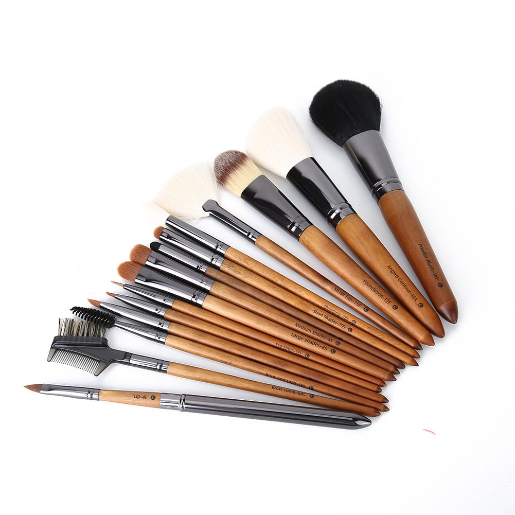 Tebru 15pcs ZOREYA Professional Makeup Brush Kit Set Cosmetic Make Up  Beauty Brushes - Walmart.com