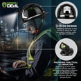 thumbnail image 3 of Casco de seguridad para construcción GREEN DEVIL Matrix Full Brim con faro, 3 of 8